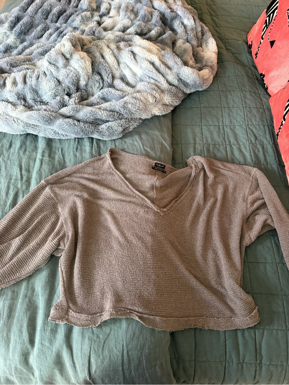 Urban Outfitters Brown Textured Knit Sweater